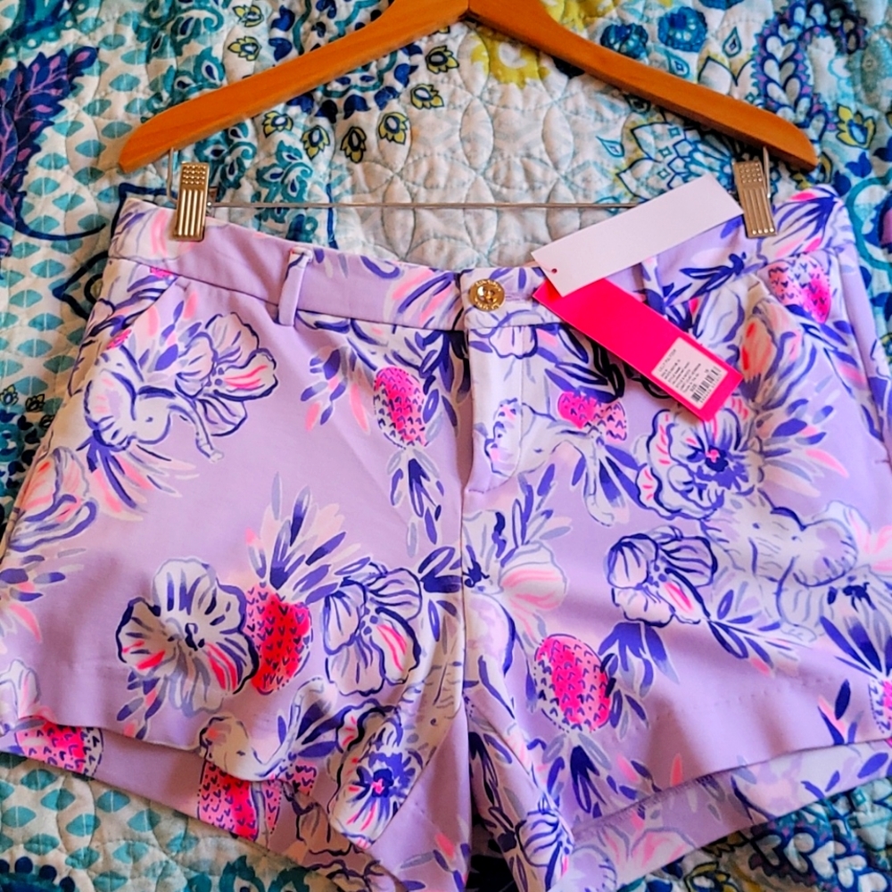 Lilly Pulitzer Callahan shorts size 10 NWT